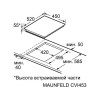 Варочная панель MAUNFELD CVI453STBK - Индукционная панель с современным дизайном и высокой эффективностью