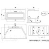 Вытяжка MAUNFELD TRAPEZE 602SGG черный - стильное решение для вашей кухни