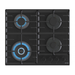 Варочная панель Gorenje GTW642SYB 60 см, газовая, черная, стекло, 27381