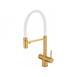 Смеситель Emar ЕС - 7024WHT Golden