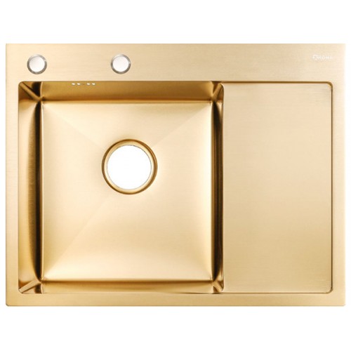 Мойка Arona ARS 650.505 L GOLD (чаша слева) золото