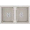 Мойка Paulmark Tandem 80/2 PM238150-GR, серый - Эстетика и Функциональность для Вашей Кухни