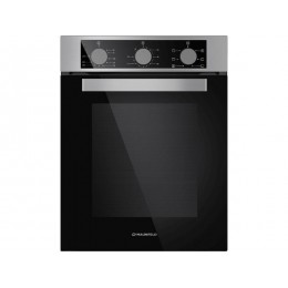 Духовой шкаф MAUNFELD EOEC516PS, 60 см, черный/нержавеющая сталь, 49 л, 6 режимов, гриль, A-класс, 2000 Вт, SKU 35586