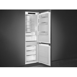 Холодильник SMEG C9174DN2D1 33687, встраиваемый, 56 см, белый, NoFrost, 244 л, сенсорное управление