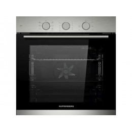Духовой шкаф 60 см Kuppersberg HF 603 BX, черный/нержавейка, 80 л, 7 режимов, таймер, A, SKU 21988