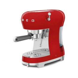 Кофемашина SMEG ECF02RDEU 28489, рожковая, красная, 15 Бар, 1,35 кВт