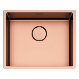 Мойка Falmec Como 50 Copper PVD, SKU 19791, нержавеющая сталь, 540х440 мм, глубина 200 мм