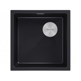 Мойка Paulmark Lumi 45uni SKU 25693, гранит, 455x440 мм, слив в углу