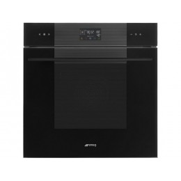 Духовой шкаф SMEG SOP6102S2PB3, 60 см, черное стекло, 12 функций, пиролитическая очистка, пар. SKU 29294.