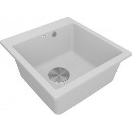 Мойка Paulmark Kante 50 PM105152-WH, гранит, 510x520 мм, SKU 23797