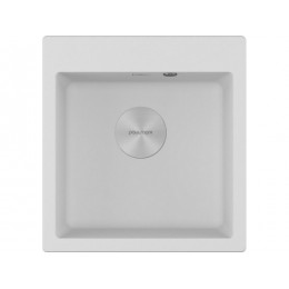 Мойка Paulmark Kante 50 PM105152-WH, гранит, 510x520 мм, SKU 23797