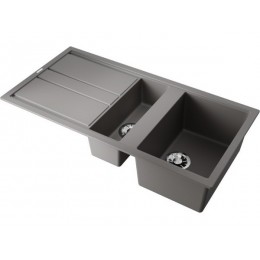 Мойка 34402 Omoikiri Kitagawa 100-2-GR Artceramic 1000x510 мм с крылом
