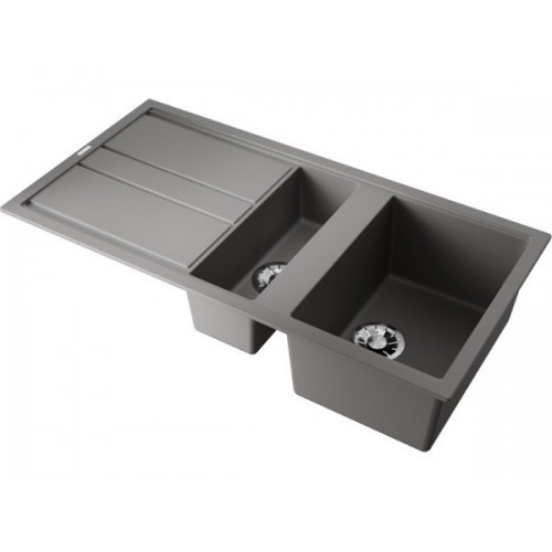 Мойка Omoikiri Kitagawa 100-2-GR Artceramic в цвете Leningrad Grey - идеальное решение для вашей кухни