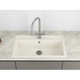 Мойка 30904 Kuchenstern, врезная, Ku-Granit, 815x510 мм, 10 мм, 190 мм глубина