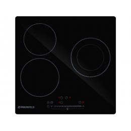 Варочная панель MAUNFELD EVCE453SDPBK 35606, 3 конфорки, черная, стеклокерамика