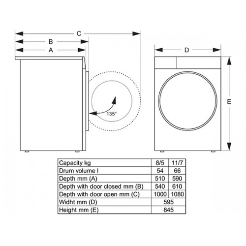 Стирально-сушильная машина Gorenje WDG2P1174A3D2S/C - Эффективная стирка и сушка в одном устройстве