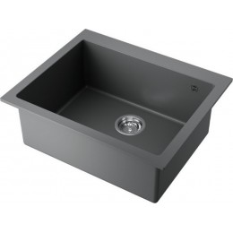 Мойка 34809 Omoikiri Bosen 61-PL Tetogranit 610x500 мм, 10 мм, для тумбы от 80 см