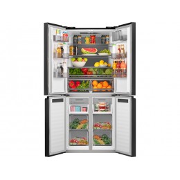 Холодильник MAUNFELD MFF192NFSB01, 510л, A++, инверторный, NoFrost, черный, SKU 35809