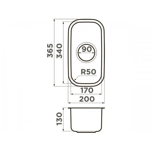 Мойка Omoikiri Omi 20-U-IN из нержавеющей стали (4997022) - Качество и Долговечность