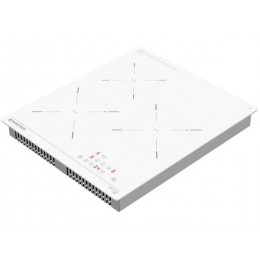 Варочная панель MEFERI MIH453WH POWER 29514, индукционная, 3 конфорки, белая, 45 см