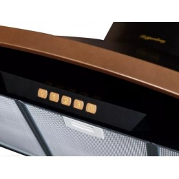 Вытяжка Kuppersberg BONA 90 B Bronze, 1200 м3/ч, антрацит, 3 скорости, SKU 22215