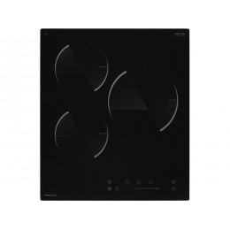 Варочная панель KRONA OMBRA 45 BL индукционная 3 зоны, черная, стеклокерамика, SKU 11317