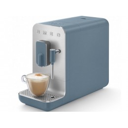 Кофемашина автоматическая SMEG BCC12SBMEU 33217, синий шторм, 19 Бар, встроенная кофемолка