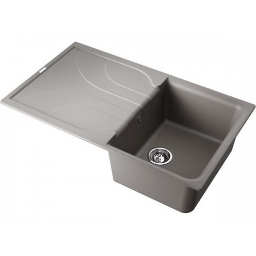 Мойка Omoikiri Yasugata 86-GR из Тетогранита в цвете Leningrad Grey - Качественная сантехника для вашей кухни