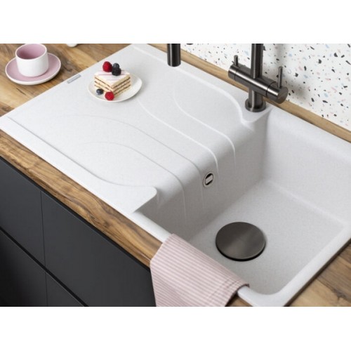 Мойка Omoikiri Yasugata 86-GR из Тетогранита в цвете Leningrad Grey - Качественная сантехника для вашей кухни