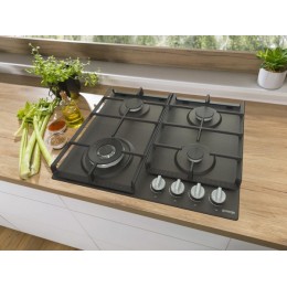 Варочная панель Gorenje GW641EXB 60 см, газовая, эмаль, 4 конфорки, SKU 27417