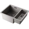 H1: Мойка Omoikiri Kata 55-2-U-GR Artgranit в цвете Leningrad Grey - идеальное решение для вашей кухни