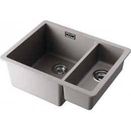 Мойка 34618 Omoikiri Kata 55-2-U-GR Artgranit, 550x420 мм, подстольная