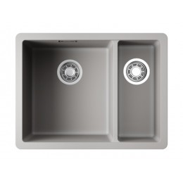 Мойка 34618 Omoikiri Kata 55-2-U-GR Artgranit, 550x420 мм, подстольная