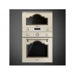 СВЧ-печь SMEG MP722PO 60 см, кремовая, 22 л, 6 функций, 26818