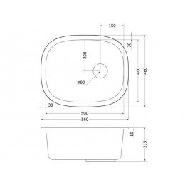 Мойка Emar EMQ-1560.P Морион