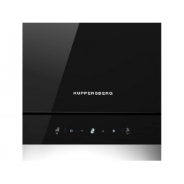 Вытяжка Kuppersberg F 603 BX 60 см, черная, 850 м³/ч, сенсорное управление, 3 скорости, 53 дБ, SKU 29820