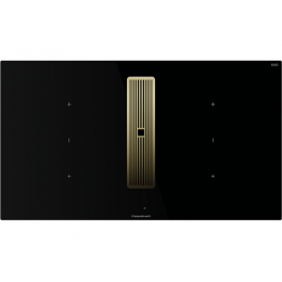 Варочная панель Kuppersbusch KMI 9350.0 SR Gold 32623, индукционная 90 см, 4 конфорки, стеклокерамика, вытяжка.
