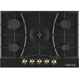 Варочная панель Kuppersberg FS 710 Ant Bronze газовая 27624, 71 см, WOK, 5 конфорок