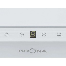 Вытяжка KRONA IRMA A 600 white S 27525, наклонная, 60 см, 1100 м3/ч, сенсорное управление
