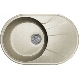 Мойка 21126 Dr.Gans Виола 740, мрамор, 1 чаша, с крылом, перелив.