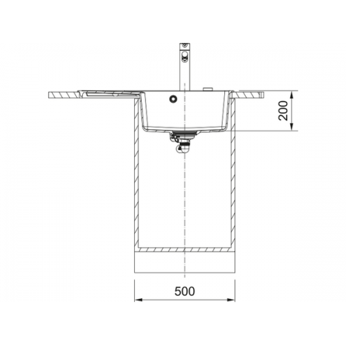 Мойка Franke CNG 611/211-78 TL, черный матовый, чаша справа (114.0639.719)