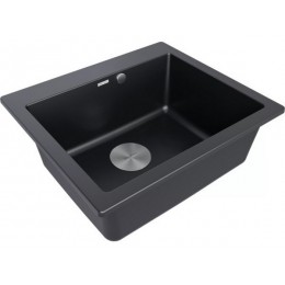 Мойка Paulmark Kante 60 PM106052-BLM, гранит, 600x520x200 мм, SKU 23828