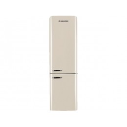 Холодильник MAUNFELD MFF186NFRBG, 250л, бежевый, A+, NoFrost, 54 см, SKU 33630
