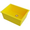 Мойка Omoikiri Okinoshima 61-U/I-SL Matt Natceramic в цвете Sicilian Lemon - идеальное решение для вашей кухни