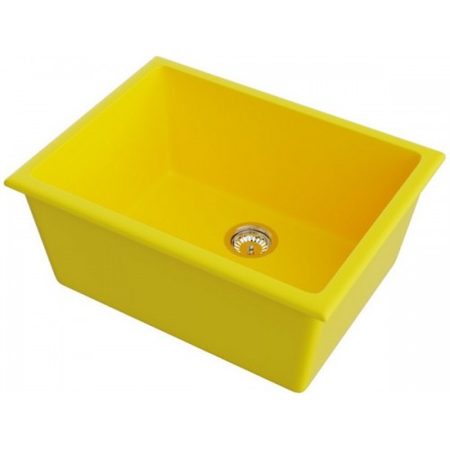 Мойка Omoikiri Okinoshima 61-U/I-SL Matt Natceramic в цвете Sicilian Lemon - идеальное решение для вашей кухни