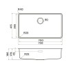 Мойка Omoikiri Omi 73-U/I-GB: Нержавеющая сталь и графит для идеальной кухни