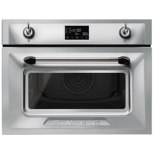Духовой шкаф SMEG SO4902M1X компактный с СВЧ - идеальное решение для вашей кухни