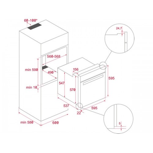 Духовой шкаф TEKA AIRFRY HSB 646 SS – купить с доставкой по выгодной цене в интернет-магазине