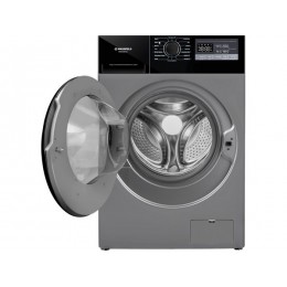 Стиральная машина MAUNFELD MFWM1410STSL03, 10 кг, 1400 об/мин, A+++, серебристая, фронтальная, электронное управление, инверторный мотор, 16 режимов, защита от детей, паровая обработка, SKU 33335.
