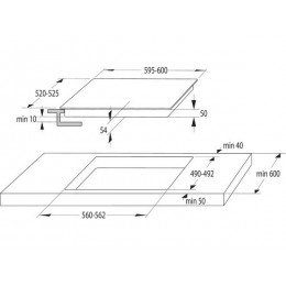 Варочная панель Gorenje GI6443BSCWF 60 см, черная, индукция, 7.36 кВт, SKU 35835